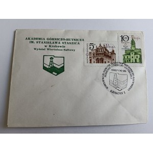 KOPERTA AKADEMIA GÓRNICZO HUTNICZA KRAKÓW, ZNACZEK
