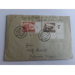 ENVELOPE POZNAŃ POSEN, STAMP STAMP, 1943