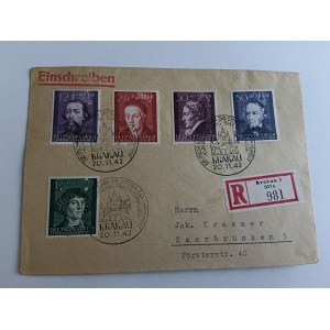 OBÁLKA KRAKAU, POŠTOVNÍ ZNÁMKA, 1942, GG