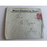 NESSIZIUS WHITE ENVELOPE, STAMP, STAMP