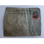 MINOLA ENVELOPE, BIELSKO, STAMP STAMP 1923