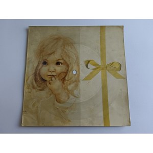 CARTE POSTALE SONORE PRL ; MOTIF MUSZYŃSKA ZAMORSKA DZIEWCZYNKA , BAND J.KUKULLSKI -R. SADOWSKI ; CHANSON KOCHAJ MNIE CHOC KILKA CHWIL, DZIEWCZYNY W RÓŻOWYM KOLORZE