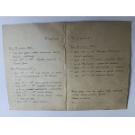GUEST CARD OLKUSZ CELEBRATION OF 40TH ANNIVERSARY OF MIDDLE AND HIGH SCHOOL 1957