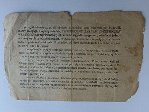 VÝZVA K ÚHRADĚ, UNIVERZÁLNÍ VZÁJEMNÁ POJIŠŤOVNA 1935