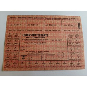 FOOD CARD 1944