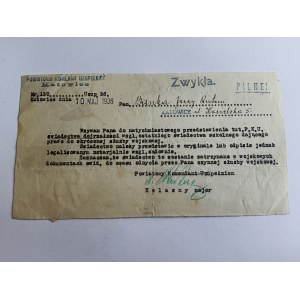 KATOWICE, WEZWANIE, POWIATOWA KOMENDA UZUPEŁNIEŃ 1936 R