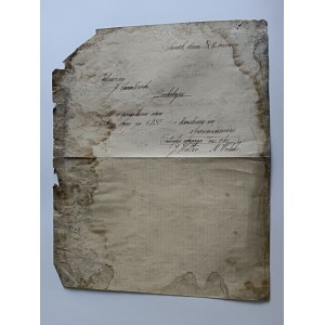 SANOK, BRIEF, BESTELLUNG, WARENEINGANG 1919