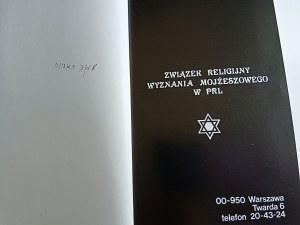 KALENDARZ ŻYDOWSKI 1986-1987