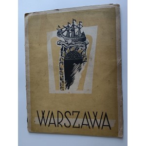 STEFANIA BRETLER-FLIN, VARŠAVA DVANÁCT DVOUBAREVNÝCH DESEK, DŘEVORYTY