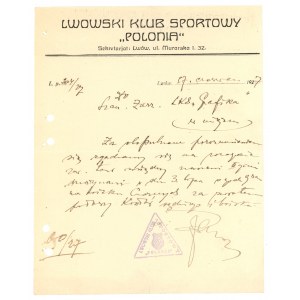 Lwowski Klub Sportowy ,,Polonia. Pismo, 1927 (358)