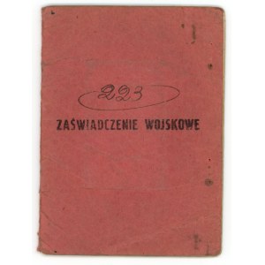 Zaświadczenie wojskowe, Wilno 1929 (302)