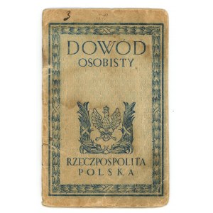 Dowód osobisty, Warszawa 1925 (312)