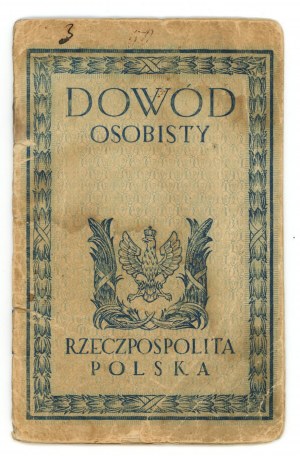 Dowód osobisty, Warsaw 1925 (312)