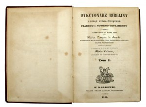Diccyonarz biblijny Vol. I-IV. Kraków ed. 1844-1845 (921)