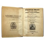 Dykcyonarz biblijny Tom I-IV. Wyd. Kraków, 1844-1845 (921)