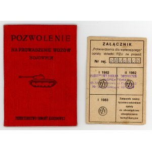 Pozwolenie na prowadzenie wozów bojowych, 1960 (923)