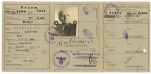 Kenkarte, General Government, Radom 1943 (117)