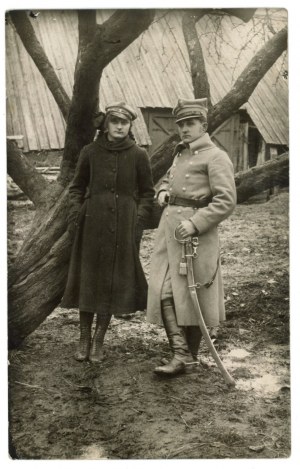 Soldier with saber, 28th Kaniowski Rifle Regiment, Shirvinti, Lithuania 1920 (121)