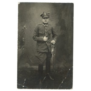 Żołnierz z szablą, 28 Pułk Strzelców Kaniowskich, Szyrwinty, Litwa 1920 (122)