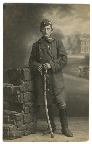 Skarżysko, lancer with saber, 1920 (208)