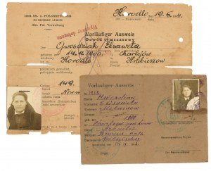 Set of documents, Horodło district of Hrubieszow, 1942/44 (140)