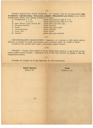 Regulations - All-Poland Motorcycle and Bicycle Rally, Częstochowa 1946 (182)