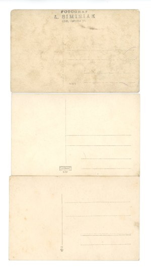 II RP, set of photographs of a soldier from Lodz, 3 pcs. (405)