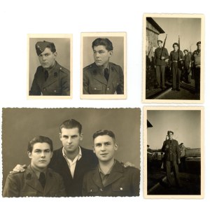 PSZnZ - Zestaw fotografii po żołnierzu, 5 szt. (406)