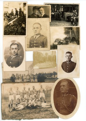 Krasnik - 24th Lancers Regiment, Military Sports Club. Set of 12 photographs (407)