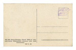 Warsaw - Defense of Warsaw. Gen. J. Haller, 1920. (427)