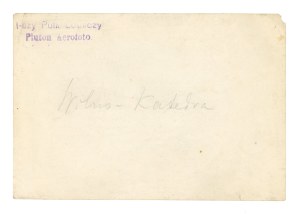 Vilnius - Aerial Photo. Stamp of the 1st Airborne Regiment from Warsaw (457)