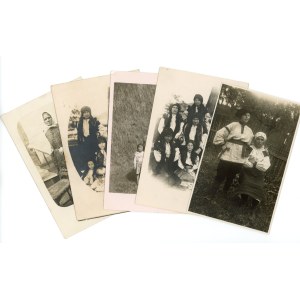 Pokucie, Karpaty Wschodnie - Fotografie jednej rodziny, zestaw 5 szt. (472)