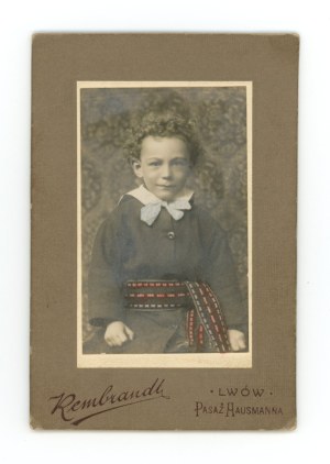 Lviv - A boy in national costume. Photo 