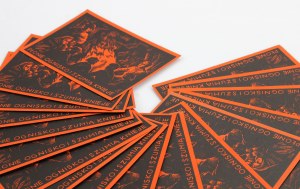 Set of wood engravings by Wincenty Gawron - The Fire is Burning and the Sound of the Glens 17 pcs. (231)