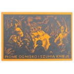 Zestaw drzeworytów Wincenty Gawron - Płonie Ognisko i Szumią Knieje 17 szt. (231)