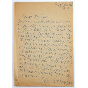 Zofia Kossak list z 1966 do Michała Rusinka (1904-2001) (232)