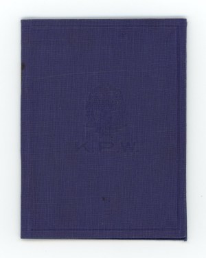 II RP Legitimation - Railway Military Training, Radom 1938. (306)