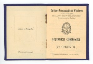 II RP Legitimation - Railway Military Training, Radom 1938. (306)