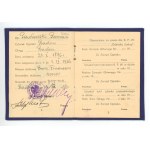 II RP Legitymacja - Kolejowe Przysposobienie Wojskowe, Radom 1938r. (306)