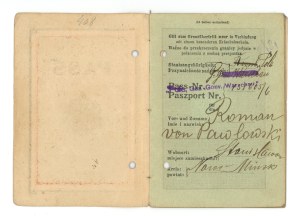 Passport - Minsk Mazowiecki, 1916. (307)