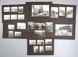 M/S Piłsudski and Gdynia - Set of photographs, 7 cards -36 photographs (219)