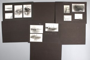 M/S Piłsudski and Gdynia - Set of photographs, 7 cards -36 photographs (219)