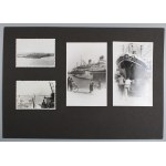 M/S Piłsudski i Gdynia - Zestaw fotografii, 7 kart -36 szt. fotografii (219)