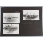 M/S Piłsudski i Gdynia - Zestaw fotografii, 7 kart -36 szt. fotografii (219)