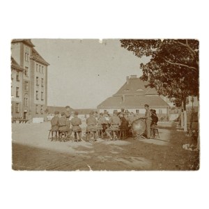 Toruń - Oficerska Szkoła Artylerii, orkiestra 1926 r. (502)