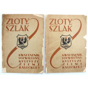 Czasopismo Złoty Szlak. Kwartalnik poświęcony kulturze ziemi halickiej. Zestaw 2 szt. (528)