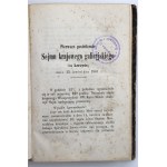 Sprawozdania stenograficzne z posiedzeń Sejmu krajowego galicyjskiego we Lwowie. Wyd. Lwów 1861 (522)