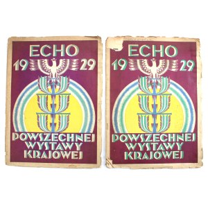 Czasopismo Echo Powszechnej Wystawy Krajowej 1929. Zestaw 2 szt. (529)