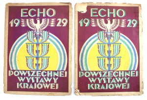 Magazine Echo of the 1929 Universal National Exhibition. set of 2 pcs. (529)