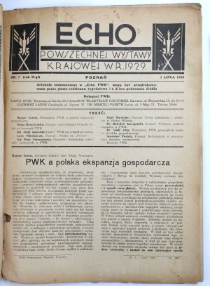 Magazine Echo of the 1929 Universal National Exhibition. set of 2 pcs. (529)